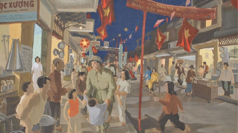 Online painting exhibition marks Hanoi Liberation Day
